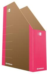 DONAU "Life" 80 mm-es neon rózsaszín karton iratpapucs (D3550R)