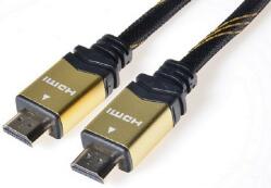 PremiumCord kphdmet5 Gold HDMI High Speed + Ethernet 5 m fekete-arany kábel (kphdmet5)