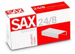 Sax 24/8 réz tűzőkapocs (1000 db/doboz) (ISAK2480R)