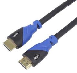 PremiumCord Ultra HDTV z kabel HDMI2.0 50cm HDMI kábel 0, 5 M HDMI A-típus (Standard) Fekete, Kék (kphdm2v05)