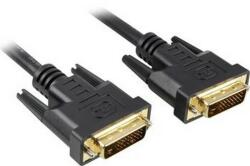 PremiumCord kpdvi2-5 2x DVI-D apa-apa 5 m fekete kábel (kpdvi2-5)