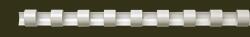 Fellowes 6 mm, 10-20 lap, műanyag fehér spirál (100 db) (IFW53450)