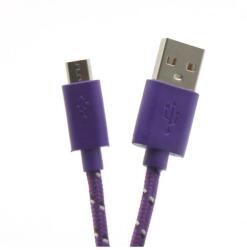 SBOX SX-533434 USB A - Micro USB 1 m lila kábel (SX-533434)