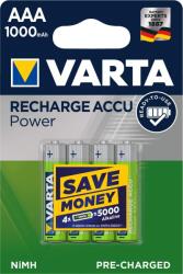 VARTA Power AAA 1000mAh Ni-MH 1, 2V (4 db) Újratölthető akku elem (BAVA 5703)