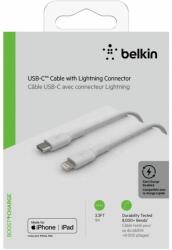 Belkin CAA003BT1MWH Lightning kábel 1 M Fehér (CAA003bt1MWH)