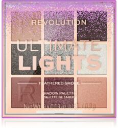 Revolution Beauty Ultimate Lights szemhéjfesték paletta árnyalat Smoke 8, 1 g