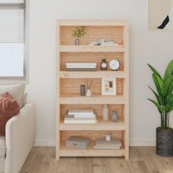 vidaXL Bibliotecă, 80x35x154 cm, lemn masiv de pin (821689) Biblioteca
