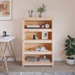 vidaXL Bibliotecă, 80x35x126 cm, lemn masiv de pin (821684) Biblioteca