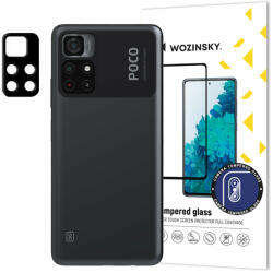 Wozinsky Xiaomi Poco M4 Pro 5G Wozinsky Full Camera Glass 9H kameralencse védő üvegfólia fekete