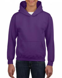 Gildan Gyerek kapucnis pulóver Gildan GIB18500 Heavy Blend Youth Hooded Sweatshirt -M, Purple