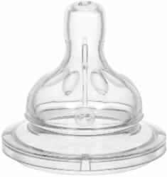 Wee Baby Tetina din silicon Wee Baby - Classic Plus, 6-18 luni (853)