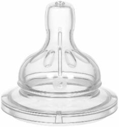 Wee Baby Tetina din silicon Wee Baby - Classic Plus Orthodonical, 18+ luni (854)