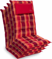 Blumfeldt Sylt, üléspárna, üléspárna székre, magas háttámla, párna, poliészter, 50 x 120 x 9 cm, 4 x ülőpárna (CPT10_10221533-4_) (CPT10_10221533-4_)