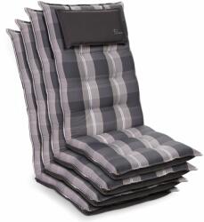 Blumfeldt Sylt, üléspárna, üléspárna székre, magas háttámla, párna, poliészter, 50 x 120 x 9 cm, 4 x huzat (CPT10_10240921-4_) (CPT10_10240921-4_)