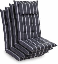 Blumfeldt Sylt, üléspárna, üléspárna székre, magas háttámla, párna, poliészter, 50 x 120 x 9 cm, 4 x üléspárna (CPT10_10221529-4_) (CPT10_10221529-4_)