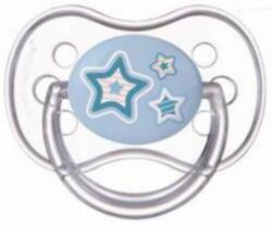Canpol Suzetă de silicon Canpol Newborn Baby, în formă de cireș, 6-18 luni, albastră (22/563_blu)
