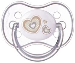 Canpol Suzetă de silicon Canpol Newborn Baby, în formă de cireș, 6-18 luni, albă (22/563_bei)