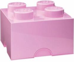 LEGO® Recipient depozitare Pojemnik klocek LEGO® z 4 wypustkami (Light Purple) (RC40031738)