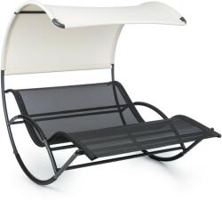 Blumfeldt The Big Easy șezlong suspendat negru, rezistent la intemperii, capacitate maximă 350 kg, protecție UV (GDMC2-TheBigEasy-BLK) (GDMC2-TheBigEasy-BLK) - klarstein