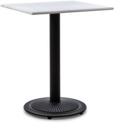 Blumfeldt Patras Onyx, masă bistro, stil Art Nouveau, marmură, 60 × 60 cm, înălțime 75 cm, fontă (GDMC1-Patras-arge SQ) (GDMC1-Patras-arge SQ) - klarstein