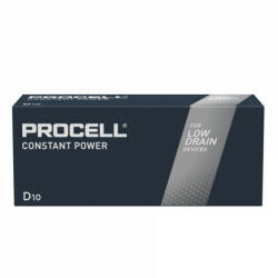 Duracell Procell Constant D LR20 PC1300 Alkáli Elem x 10 db (DPC-1300-P10)