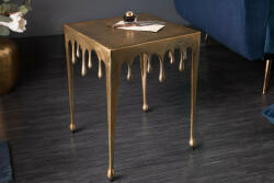  LIQUID design fém lerakóasztal - 34cm - arany (40639)