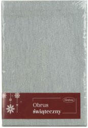 Eurofirany Egyszínű karácsonyi asztalterítő fényes szállal átszőve Ezüst 85x85 cm