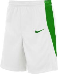 Nike Sorturi Nike YOUTH TEAM BASKETBALL STOCK SHORT-WHITE/PINE GREEN nt0202-104 Marime XS