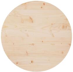 vidaXL Blat de masă, Ø70x2, 5 cm, lemn masiv de pin (813648) - comfy