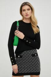 Michael Kors gyapjú pulóver könnyű, női, fekete - fekete XS