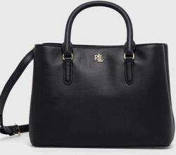 Lauren Ralph Lauren bőr táska sötétkék - sötétkék Univerzális méret - answear - 124 990 Ft