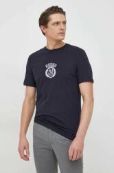 Guess t-shirt sötétkék, férfi, nyomott mintás - sötétkék M - answear - 9 990 Ft