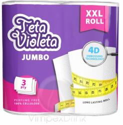 Violeta háztartási törlő prémium Jumbo XXL 2 tek. 3 réteg 100% cell - alkuguru