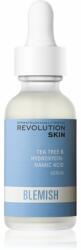Revolution Beauty Blemish Tea Tree & Hydroxycinnamic Acid ser calmant impotriva petelor rosii pentru ten gras si problematic 30 ml