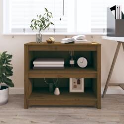 vidaXL Bibliotecă, maro miere, 80x35x68 cm, lemn masiv de pin (821677) Biblioteca