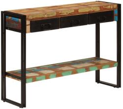 vidaXL Masă consolă, 110x30x76 cm, lemn masiv reciclat (348158)