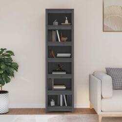 vidaXL Bibliotecă, gri, 50x35x183 cm, lemn masiv de pin (821721) Biblioteca