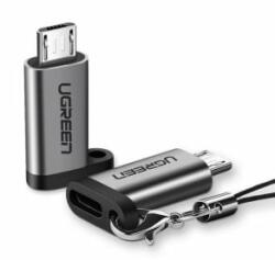 UGREEN US133 OTG USB-C - micro USB adapter fekete (50590)