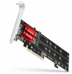 AXAGON PCEM2-ND, 2x internal M. 2 NVMe slot, PCIe controller, RAID (PCEM2-ND)