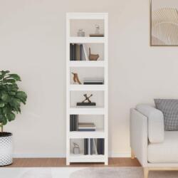 vidaXL Bibliotecă, alb, 50x35x183 cm, lemn masiv de pin (821720) Biblioteca