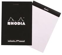 RHODIA A5 ponthálós 80lap fekete jegyzettömb (P1131-0093) - bestbyte