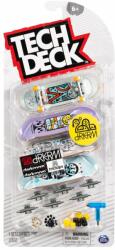 Tech Deck Set mini placa skateboard Tech Deck, 4 buc, Drkrm, 20136719