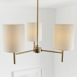 Endon Lighting Plafoniera Brio 3lt semi flush (BRIO-3AB ENDON)