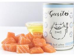 Gussto Cat Fresh Salmon nedves macskaeledel friss lazac 12x400 g