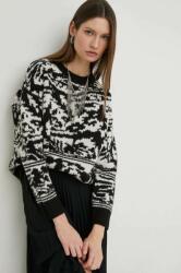 ANSWEAR pulover de lana femei, culoarea negru, călduros BBYX-SWD07Z_99X