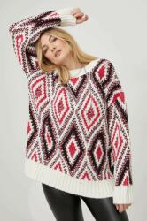 ANSWEAR pulover de lana femei, culoarea rosu, călduros BBYX-SWD01H_33X