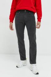 Hollister Co Hollister Co. pantaloni de catifea cord barbati, culoarea gri, drept 9BYY-SPM0YE_90X