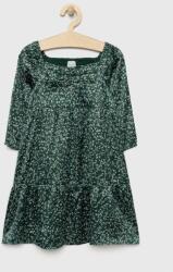 Abercrombie & Fitch rochie fete culoarea verde, midi, evazati 9BYY-SUG0DS_97X