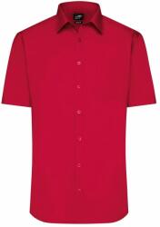 James & Nicholson (Daiber) Férfi rövid ujjú ing JN680 - Piros | XL (1-JN680-1760360)