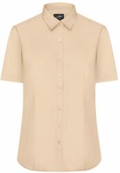 James & Nicholson (Daiber) Női rövid ujjú ing JN679 - Stone | 2XL (1-JN679-1760243)